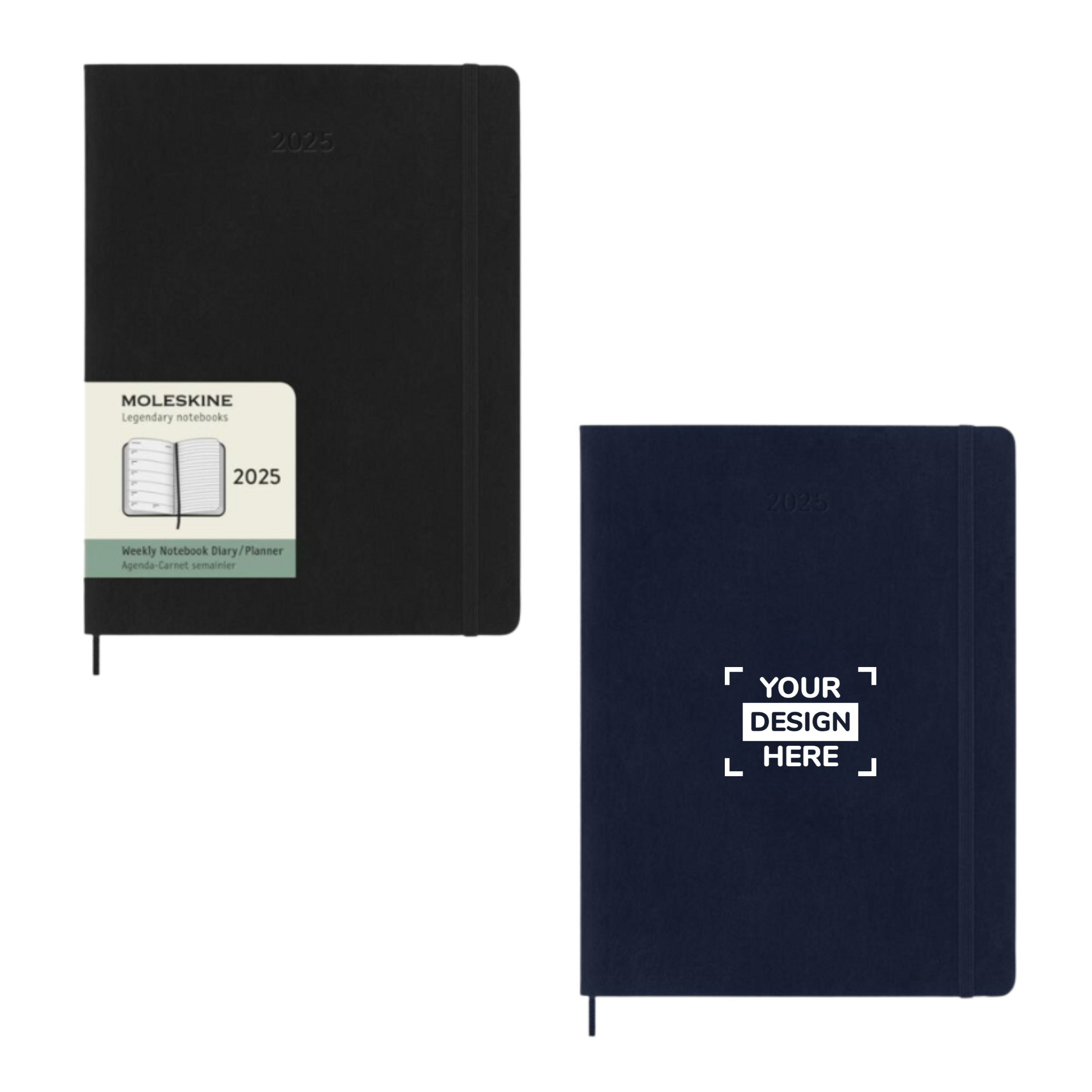 Moleskine 12-maanden wekelijkse XL planner | Zuurvrij papier | Van januari tot december 2027 | Extra pagina's